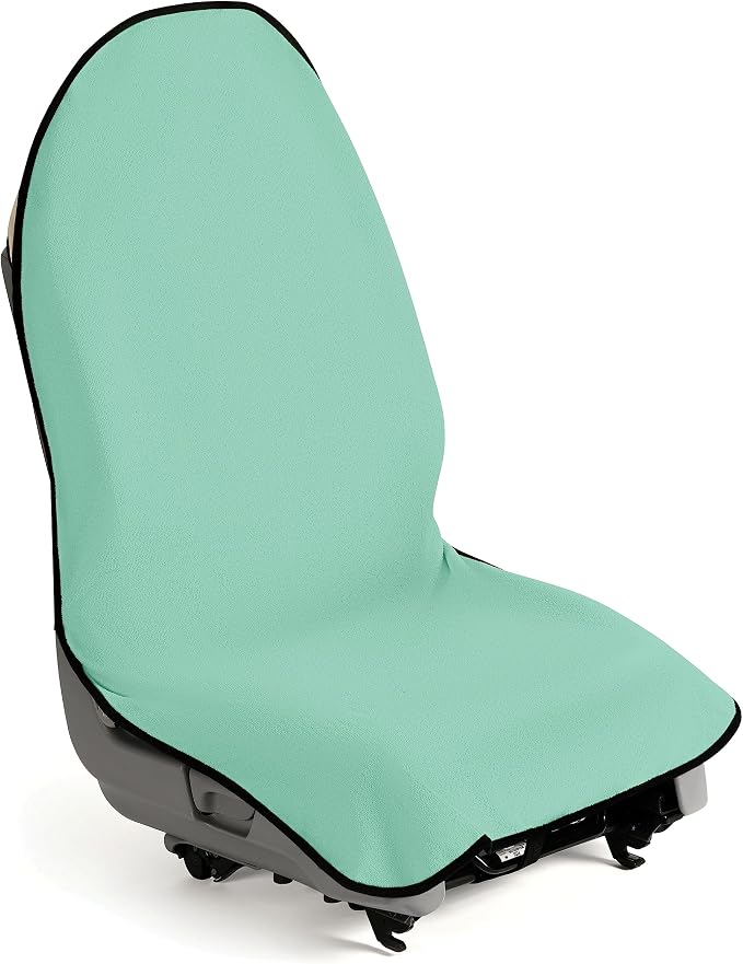 Waterproof Seat Cover, Sweating Towel for Post Gym Workout, Running, Swimming, Beach and Hiking, Universal Fit Anti-Slip Seat Protector for Cars, SUVs and Trucks, Machine Washable, Mint Green