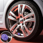 4PCS Bling Crystal Diamond Tire Stem Valve Caps, Dustproof Car Wheel Tire Valve Caps Universal Tire Valve Stem Covers for Cars, SUV, Trucks, Bikes, Motorcycles, Bicycles (Purple)
