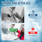 Ice Scraper with Glove Waterproof Ice Scrapers for Car Windshield No Scratch Comfortable Removal Snow Mitt Glove Windproof Warm for SUV Vehicle Truck Snow Quickly Removal