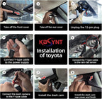 Front 4K & Rear 1080P Dash Cam for Toyota Highlander 2020-2026 L LE Limited XLE XSE Platinum UX70 (Gen4),OEM Factory Look,WiFi & APP,G-Sensor,Loop Recording,Plug & Play,128GB Card