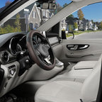 Steering Wheel Cover for Car, Standard Size 14.5-15 inch, Auto Interior Accessories, Black and Dark Brown