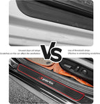 4PCS Car Door Sill Protector,Anti-Scratch Rubber Car Door Protector Edge Guards for Door Steps,Universal Automotive Exterior Accessories Waterproof Door Threshold Strips (Sport, Width 2.36")