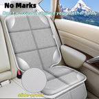 Car Seat Protector for Child Car Seat, Durable 600D Fabric Waterproof Car Seat Cover with Thick Pad Non-Slip Backing，No Imprints (Silver Gray-1 pc)