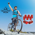 8PCS Tire Valve Stem Caps, Dust Proof, Anodized Aluminum Universal Tire Valve Stem Covers for Cars, SUV, Trucks, Bikes, Motorcycles, Bicycles(Red)