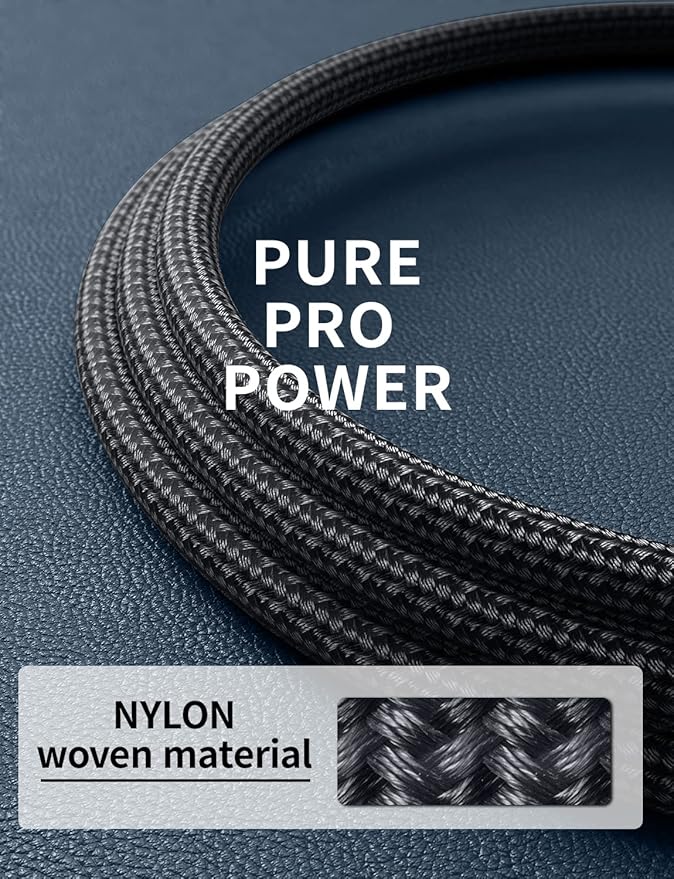 USB C to USB C Cable 10FT, 2Pack USB C Charger Cable, Long Type C Fast Charging Cable Nylon Braided USBC Charger Cord Compatible with iPhone 17/16/15/Pro/Plus/Pro Max/Samsung Galaxy S26 S23 and More