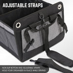 Trunk Organizer for Car, 70L Large Capacity Foldable Trunk Organizer, Multi Compartment Car Trunk Organizer for Women Men, Grey, TOOLS-00420