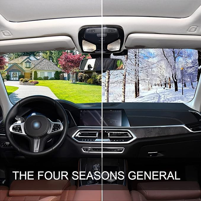 Purple Car Windshield Sun Shade Foldable Sun Shield Shade for Blocks UV Rays Protector-Keeps Your Vehicle Cool for Most Sedans SUV Truck,55"x27.6"