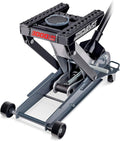 Powerbuilt 3000 Pound Triple Lift Garage Jack, Heavy Duty Vehicle, Truck, Car, Motorcycle, Transmission Lift, 1.5 Ton Capacity, 620622