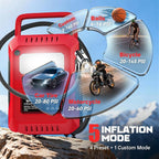 Tire Inflator Portable Air Compressor Compatible with Milwaukee 18V Battery, 160PSI Air Pump with Dual Digital Screen, Auto Shut-Off, 5X Faster Inflation & Deflation for Car (Tool Only)