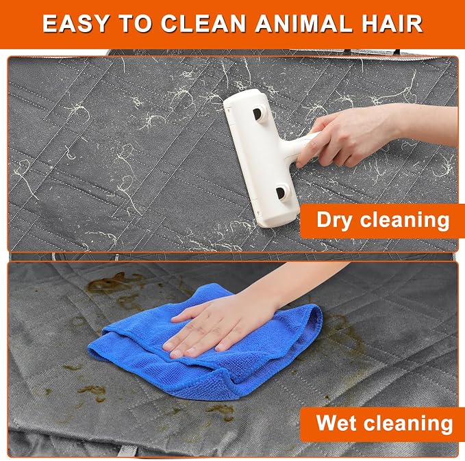 Dog Car Seat Cover Compatible with 2017-2026 Chevy Trax, Waterproof Pet Bench Seat Cover for Back Seat, 600D Heavy Duty Scratch Proof Nonslip Truck Seat Covers for Dogs