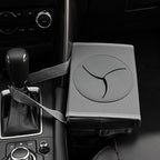 AOKJOY Car Garbage can with lid Leak Proof Vehicle Trash Can 3 Storage Pockets Hanging Waterproof car Trash Bag for SUV Grey