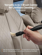 8pcs Windshield Cleaner Tool, Car Interior Detailing Kit with AC Vent Brush, 3 Cleaning Brushes, 4 Microfiber Pads and Spray Bottle, All-Inclusive Cleaning Solution, Car Accessories, Blue