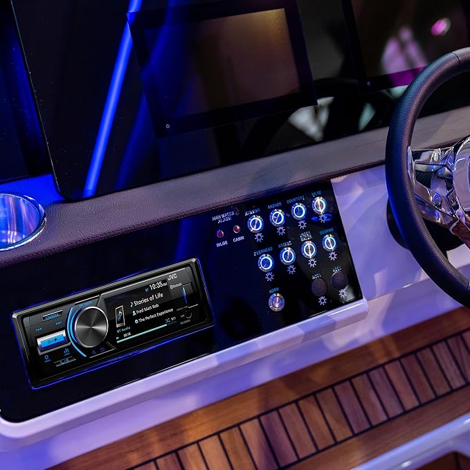 KD-X560BT - Digital Media Car & Marine Bluetooth Receiver iPhone/Android/USB/AUX Car Stereo with Rear Camera Input