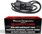 Replacement for Chevrolet Silverado (2014-2015), Colorado (2017-2021) / GMC Sierra (2014-2016), Canyon (2015-2022) Backup Camera OE Part # 23306741, 22803702