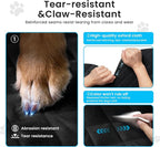 Dog Car Seat Cover for Back Seat, Hard Bottom Back Seat Extender for Dogs with Door Protector, Anti Scratch, Waterproof & Non-Slip Dog Backseat Cover for Small Mid Cars, SUVs & Trucks, Holds 450Lbs