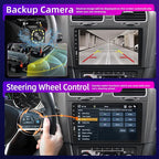 9inch Single Din Touchscreen Car Stereo Compatible with Apple Carplay and Android Auto, Bluetooth Car Radio with Backup Camera