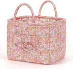 Floral Fabric Storage Basket Car Interior Storage Basket Underwear Sundries Laundry Baskets Supplies Home Organizer Bag (style 8)