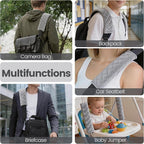 Soft Auto Seat Belt Cover Seatbelt Shoulder Pad Cushions 2 PCS Universal Fit for All Cars and Backpack for a More Comfortable Driving (Light Grey)