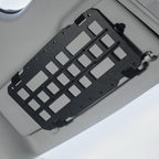 Car Sun Visor Organizer, Rigid Molle Panel Visor Accessories, Modular Vehicle Visor Holder for Tactical Gears and Molle Pouches, Fit Most Vehicles, SUVs, Jeeps, and Trucks