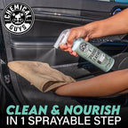 SPI_103_1602 Sprayable Leather Cleaner and Conditioner in One for Car Interiors, Apparel, and More (Works on Natural, Synthetic, Pleather, and More) Leather Scent, (2 Pack) 16 fl oz