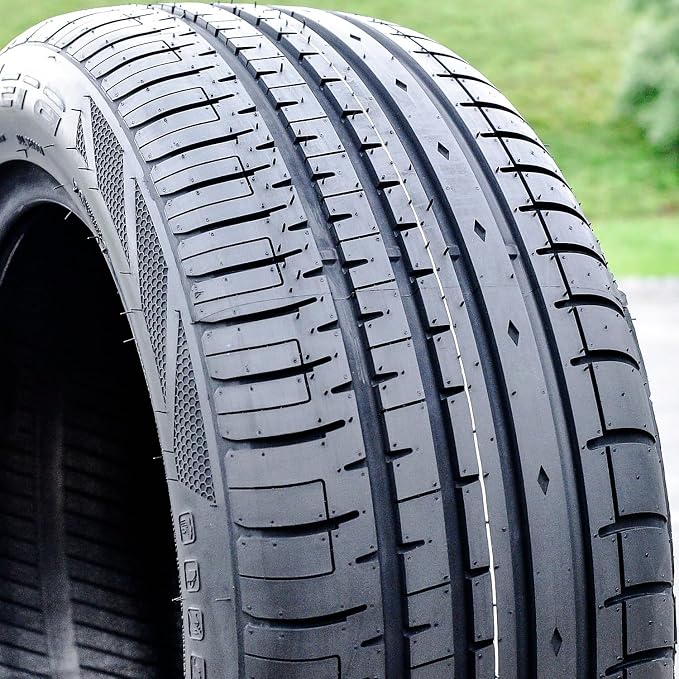 Set of 2 (TWO) Phi-R All-Season Passenger Car High Performance Radial Tires-205/50R15 205/50ZR15 205/50/15 205/50-15 89W Load Range XL 4-Ply BSW Black Side Wall UTQG 400AA