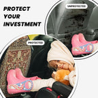 William Morris Vintage Floral Car Seat Back Kick Protectors Kick Mats With Storage Pockets For Vehicles To Protect From Dirt Mud Scratches 2 Pack