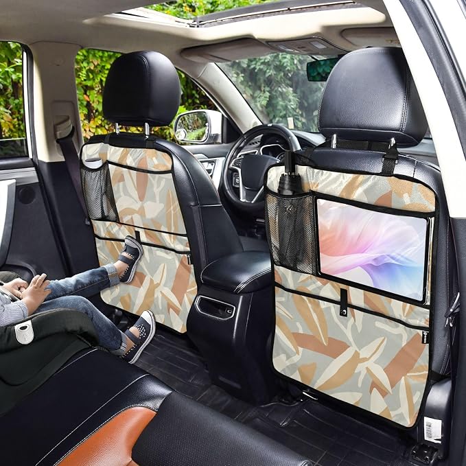 Kick Mats Backseat Protector with Anti Kick Design Offering Safety and Space for Backseat Essentials