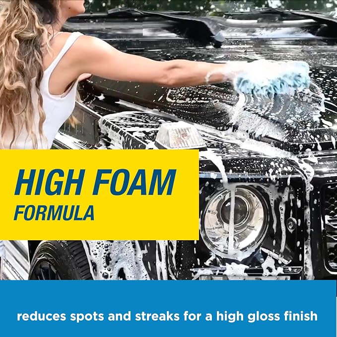 620191 Foaming Car Wash - 100 fl oz. High-Foaming, Concentrated Formula For Greater Cleaning Action, Safely Lifting Dirt, Grime And Residues For An Exceptional Clean 100 Fl Oz (Pack of 4)