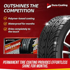 Dressing Total Tire Kit, Single Car Kit - All Inclusive Tire Shine, and Cleaner Kit for a Lasting Shine and Brilliant Finish - 16 Ounce Tire Cleaning Spray - Made in The USA