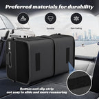 Trunk Organizer for Car - 70L Collapsible Car Storage with 11 Pockets & Reinforced Handles, SUV Trunk Organizers for Grocery Cargo(Black)