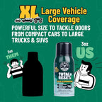 Odor Eliminating Aerosol Fogger, New Car Smell - 3 oz Single Can For Cars, Trucks, And SUVs - Set-And-Forget Interior Deodorizer Neutralizes Smoke, Pet, Gym, And Food Odors & More
