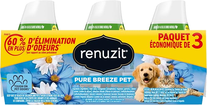 Gel Air Freshener, Pure Breeze, 7 Ounce (3 Count)