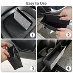 Bling Car Trash Can, Foldable Vehicle Trash Bin Dustbin Garbage Organizer Storage, Sparkling Crystal Rhinestone Trash Bags Holder Container with 30pcs Garbage Bag Car Accessories for Auto, SUV
