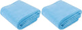 Super Absorbent Microfiber Car Drying Towel, Scratch-Free, Streak-Free, Lint-Free, 36" L x 25" W, Blue (Pack of 2)