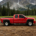 07-13 4pcs Window Visors for Chevrolet Silverado/GMC Sierra 1500 2500HD 3500HD Extended Cab Rain Guard Sun Vent Shade Wind Deflectors