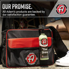 Adam's Polishes Tire Shine Combo - Spray Tire Dressing W/ SiO2 For Non Greasy Car Detailing | Use W/Tire Applicator After Tire Cleaner & Wheel Cleaner | Gives A Ceramic Coating Car Wax