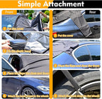 Windshield Cover, 600D Oxford Automotive Windshield Snow Cover for Ice, Snow, Frost & Sunlight, Vehicle Window Protector Windscreen Shield with Mirror Cover for Sedan & Medium SUVs