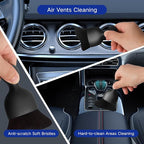34Pcs Car Detailing Kit, Car Detailing Brush Set, Car Wash Cleaning Kit, Car Detailing Brushes, Professional Car Care Kit for Interior Exterior Wheels, Blue