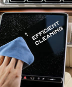 SCUARI Car Screen Cleaner,Touch Screen Cleaner for Car,Car Accessories Car Screen Wipes,Foldable Car Screen Cleaner Cloth,Square Microfiber Screen Cleaning Pad,Fits Car Dashboard LCD Display (Blue)