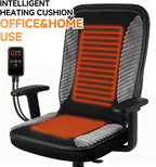 Heated Seat Cushion for Office Chair, 7-Level Heating Chair Pad with Timer, Comfortable Seat Warmer for Home, Office and More