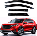 KPY Rain Guards Fit for 2023-2026 Honda Pilot, Out-Channel Window Visors Vent Wind Deflectors 4PC, Car Accessories for 23-26 Pilot