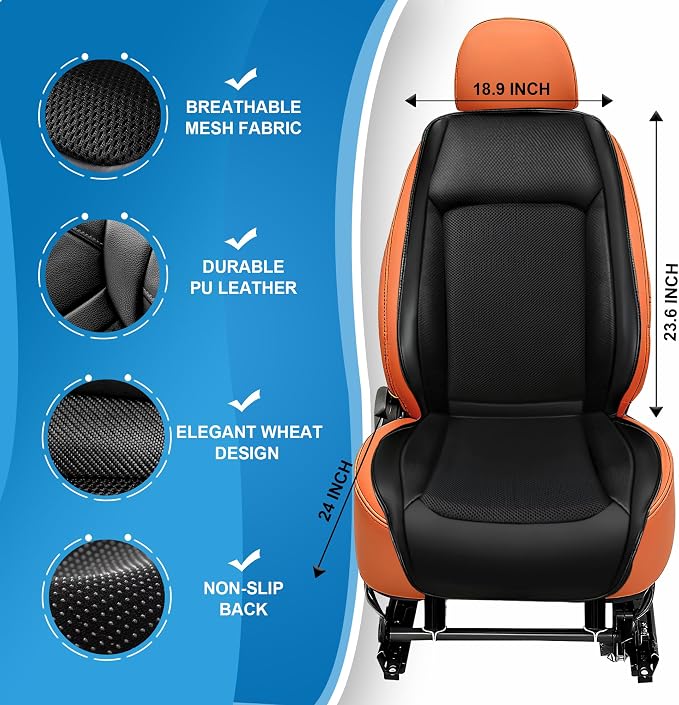 Cooling Car Seat Cover with 16 Fans Cooling Car Seat Cushion with Massage Adjustable Temperature 12V Seat Cooler Car Seat Cooling Pad Ventilated Seat Cover for Car (3 in 1, Black)