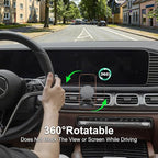 Car Phone Holder for Mercedes-Benz 2020-2026 GLE GLS, Strong Magnetic Phone Mount Compatible with MagSafe, 360° Rotation, No-Damage Installation, Exclusive Custom Fit for GLE GLS Accessories