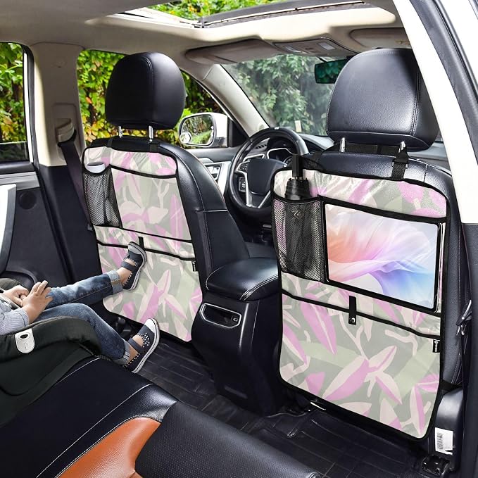 Kick Mats Backseat Protector with Anti Kick Design Offering Safety and Space for Backseat Essentials