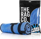Slim Dryer Towel - Ultra-Absorbent Korean Microfiber, Suede Edge, 25"x35" Royal Blue