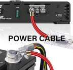 KIT20 0 Gauge Amplifier Installation Wiring Kit - A Car Amplifier Wiring Kit Helps You Make Connections and Brings Power to Your Radio, Subwoofers and Speakers