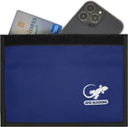 Blue Nylon Faraday Bag - Signal Blocker for Cell Phone, Car Key FOB, Data Privacy (BLUE - NYLON)