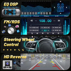2+64G Android Car Stereo for Jeep Cherokee Sport 2014 2015 2016 2017 with Wireless Carplay/Android Auto - 10 Inch Touchscreen Radio with Equalizer, WiFi, GPS, FM RDS, AHD Rear View Cam