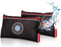 Reusable Car Dehumidifier Bag (2 Pack) Rechargeable Dehumidifier bags for Car, Trucks, and RVs - Prevent Damp & Moisture on Windscreens - Leakproof Moisture Absorber for Car and Home