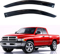 KPY Rain Guards Fit for 1994-2001 Dodge Ram 1500, Out-Channel Window Visors Vent Wind Deflectors 2PC, Truck Accessories for 94-02 Dodge Ram 2500 3500 (Excludes Towing Mirror)